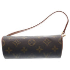 Louis Vuitton Monogram Papillon 30 Handbag Brown Leather Gold — view 5