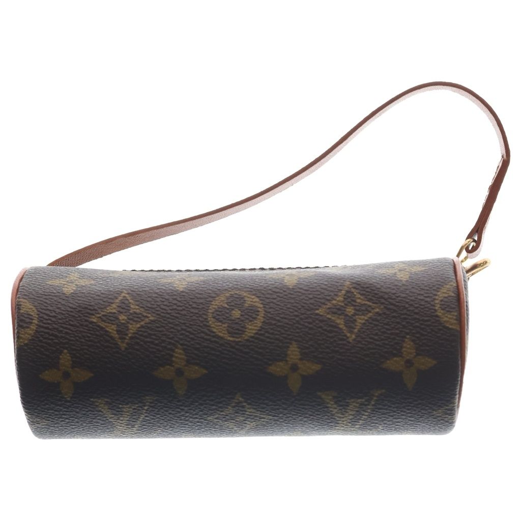 Louis Vuitton Monogram Papillon 30 Handbag Brown Leather Gold — view 5