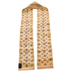 Louis Vuitton LV Cal Cel Bandeau Merigo Land Allover Print Silk Scarf Beige — view 4