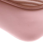 Gucci GG Marmont Quilted Chain Shoulder Bag Pink Leather Silver — view 5
