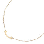 Tiffany & Co T Smile Mini Pendant Pink Gold 18k