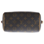 Louis Vuitton Speedy Bandouliere 20 2-Way Mini Boston Bag Brown Leather Gold — view 4