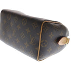 Louis Vuitton Speedy Bandouliere 20 2-Way Mini Boston Bag Brown Leather Gold — view 5