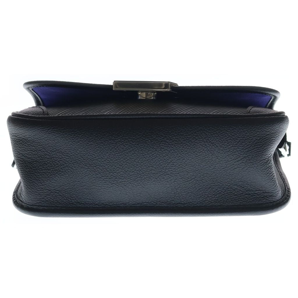 Louis Vuitton Buci NM Epi Leather Shoulder Bag Noir Blue Berry Black Purple — view 4