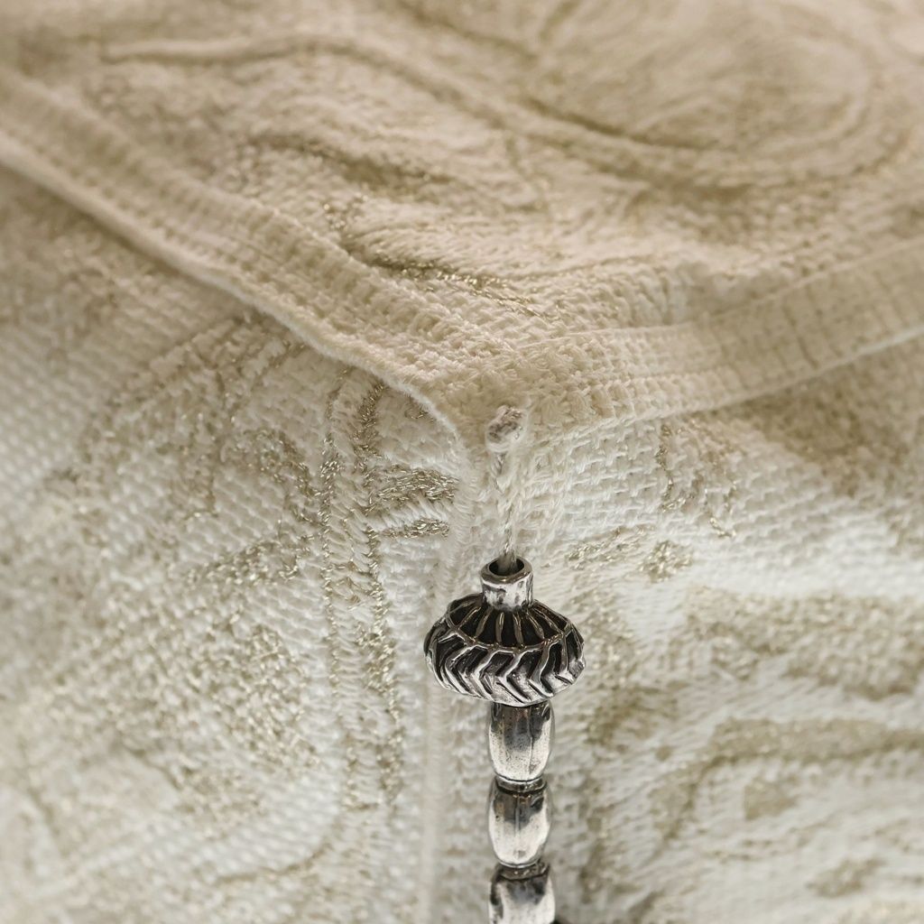 Dior Embroidery D-bubble Tote Ivory White Canvas — view 5