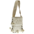 Dior Embroidery D-bubble Tote Ivory White Canvas — view 3