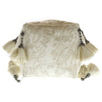 Dior Embroidery D-bubble Tote Ivory White Canvas — view 4