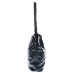 Chanel 22 Small Calfskin Leather So Black Chain Shoulder — view 3