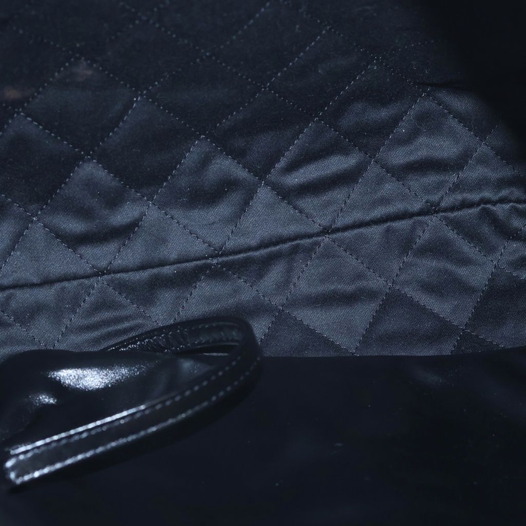 Chanel 22 Small Calfskin Leather So Black Chain Shoulder — view 7