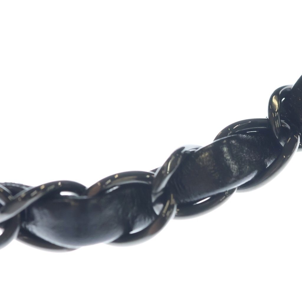 Chanel 22 Small Calfskin Leather So Black Chain Shoulder — view 6