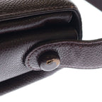Chanel CC Logo Single Flap Classic Shoulder Bag Bordeaux Wine Red Caviar — view 7