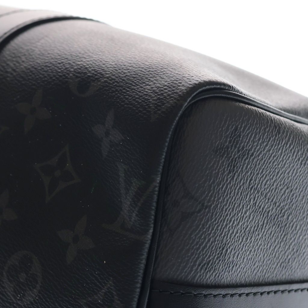 Louis Vuitton Monogram Eclipse Keepall Bandouliere 35 2-Way Boston Bag Black — view 5