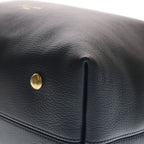 Louis Vuitton Lowkey Hobo Tote Shoulder Bag Black Noir Leather Gold — view 5