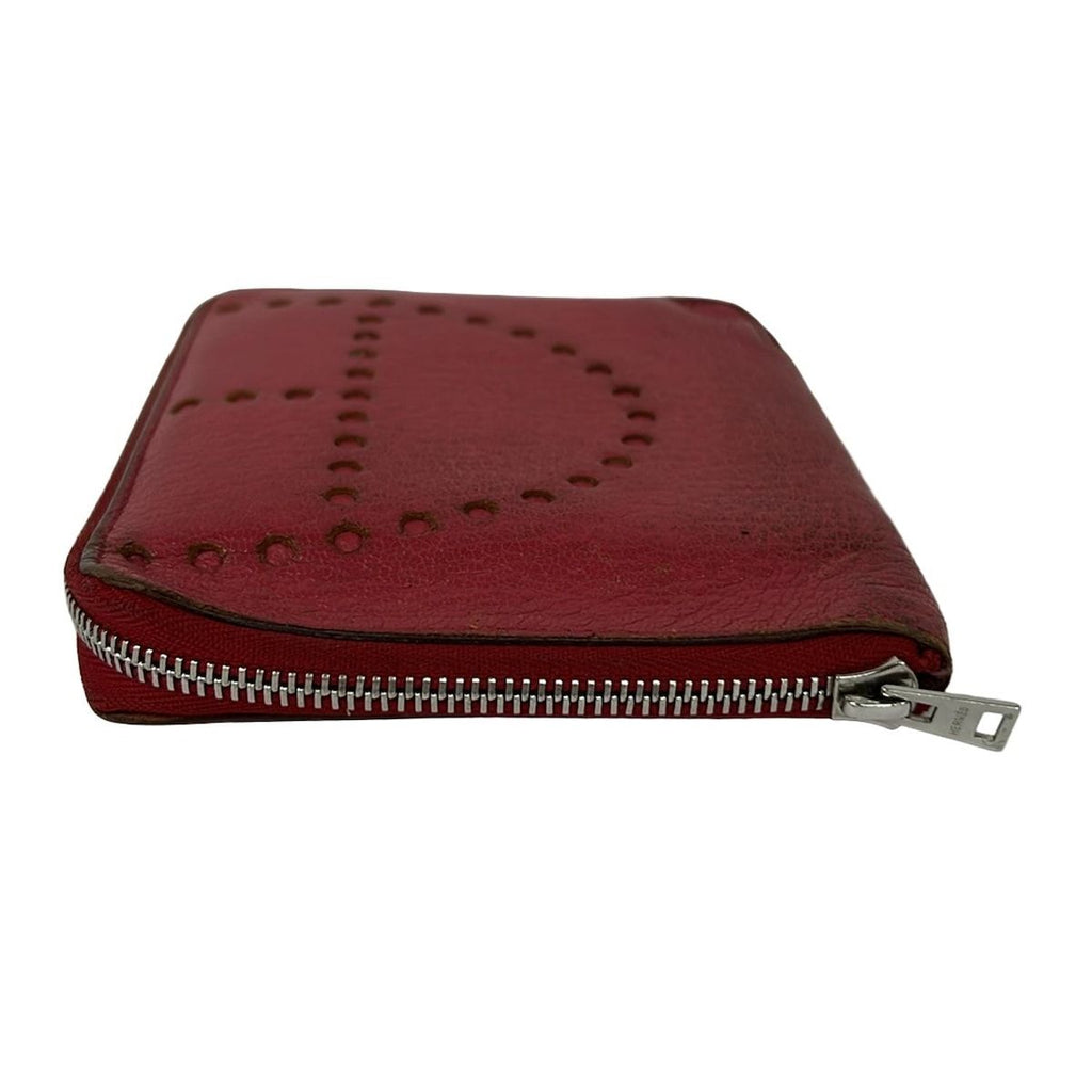 Hermes Bifold Wallet Evelyne Compact Zip Pink Zip Around — view 7