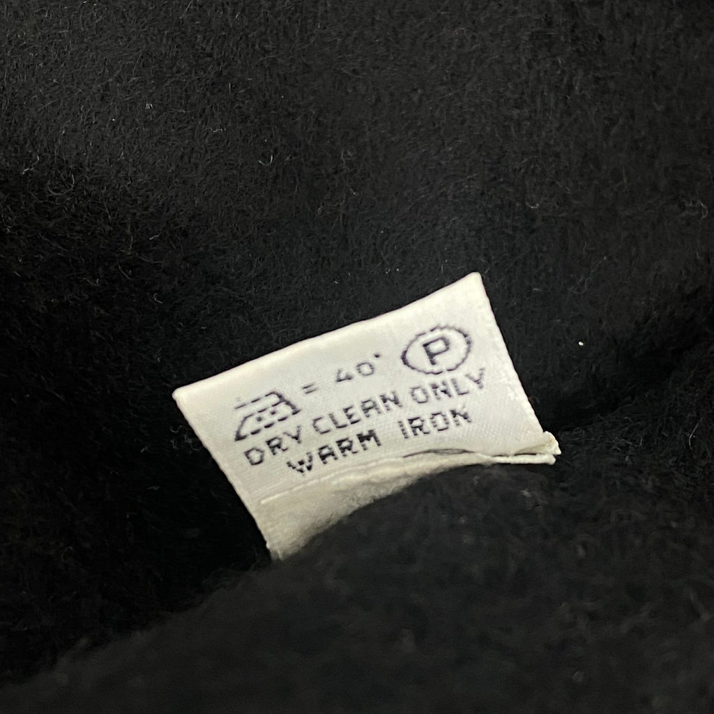 Fendi Scarf Large Shawl Cashmere Silk Fur Embroidery Logo Fringe Black — view 7