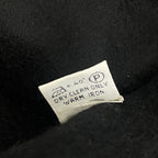 Fendi Scarf Large Shawl Cashmere Silk Fur Embroidery Logo Fringe Black — view 7