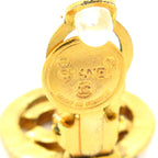 Chanel Earrings Gold Clear — view 5