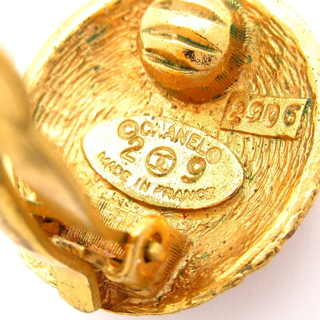 Chanel Earrings Gold — view 5