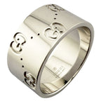 Gucci Icon Wide Ring 18k White Gold