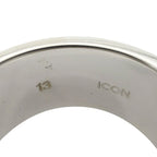 Gucci Icon Wide Ring 18k White Gold — view 9