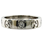 Gucci Icon Diamond Ring 18k White Gold — view 3