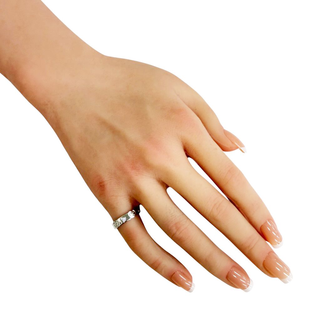 Gucci Icon Diamond Ring 18k White Gold — view 2