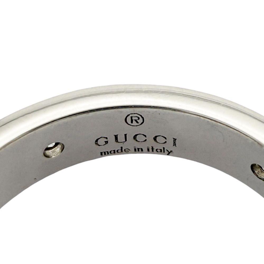 Gucci Icon Diamond Ring 18k White Gold — view 7