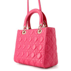 Dior Handbag Cannage Lady Leather 2-Way — view 2