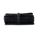Saint Laurent Paris Shoulder Bag YSL Monogram Velvet Black — view 3