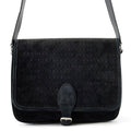 Saint Laurent Paris Shoulder Bag YSL Monogram Velvet Black