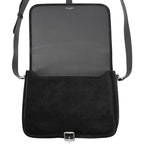 Saint Laurent Paris Shoulder Bag YSL Monogram Velvet Black — view 5