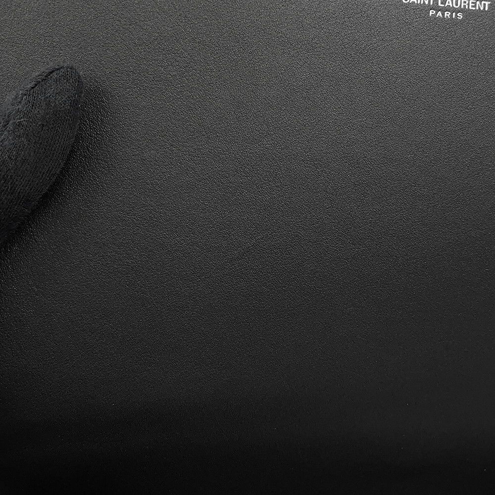 Saint Laurent Paris Shoulder Bag YSL Monogram Velvet Black — view 9