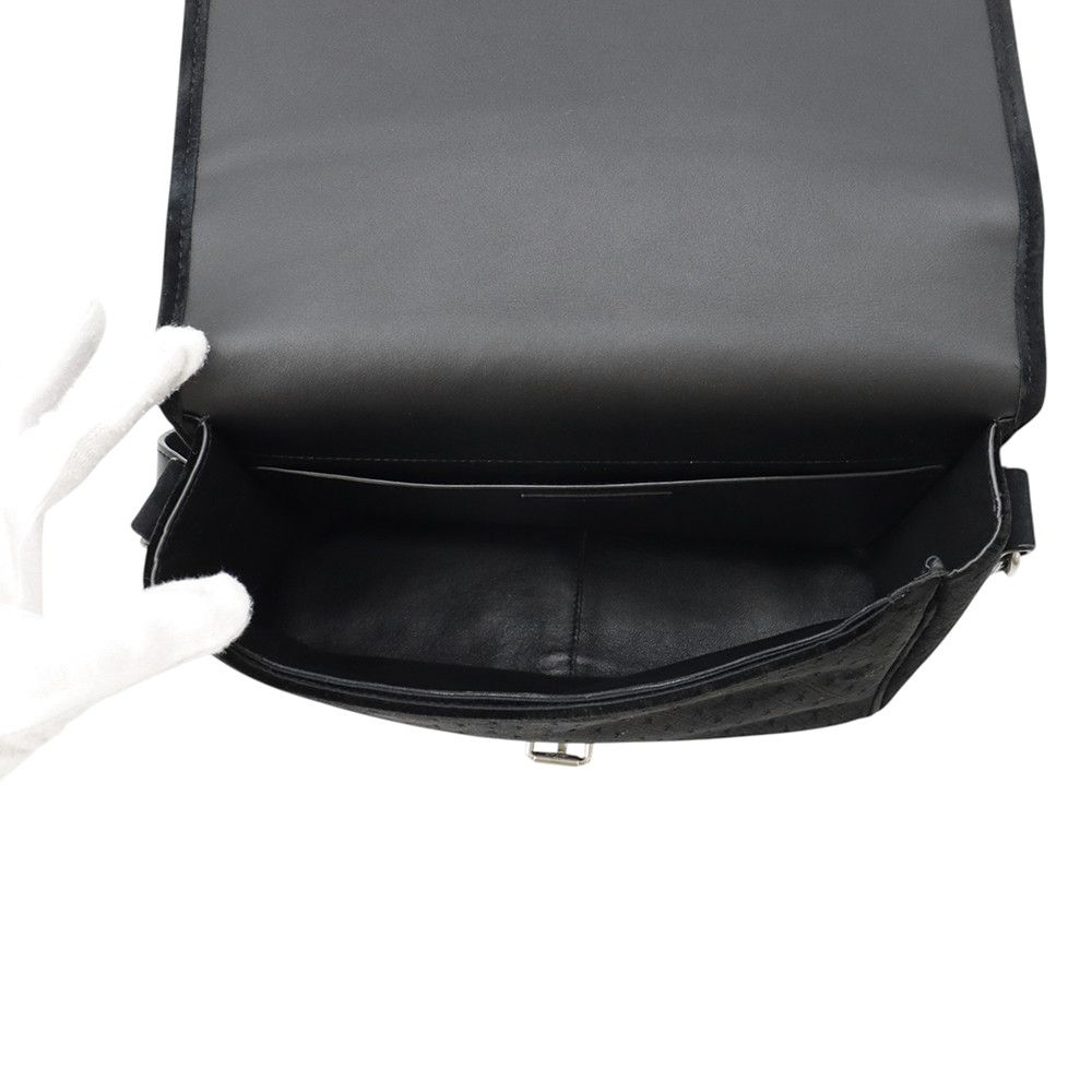 Saint Laurent Paris Shoulder Bag YSL Monogram Velvet Black — view 6