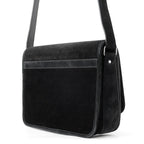 Saint Laurent Paris Shoulder Bag YSL Monogram Velvet Black — view 2
