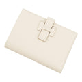 Hermes Bifold Wallet Passant Compact Cles Silver Epsom