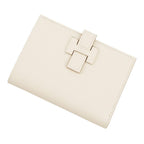 Hermes Bifold Wallet Passant Compact Cles Silver Epsom