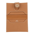 Hermes Card Case Gold Silver Ever Color Business Holder — view 4