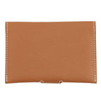 Hermes Card Case Gold Silver Ever Color Business Holder — view 3