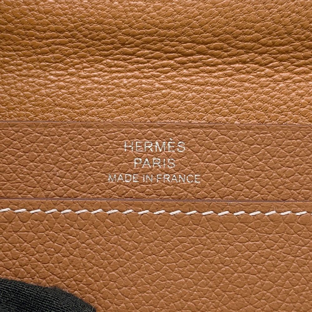Hermes Card Case Gold Silver Ever Color Business Holder — view 9