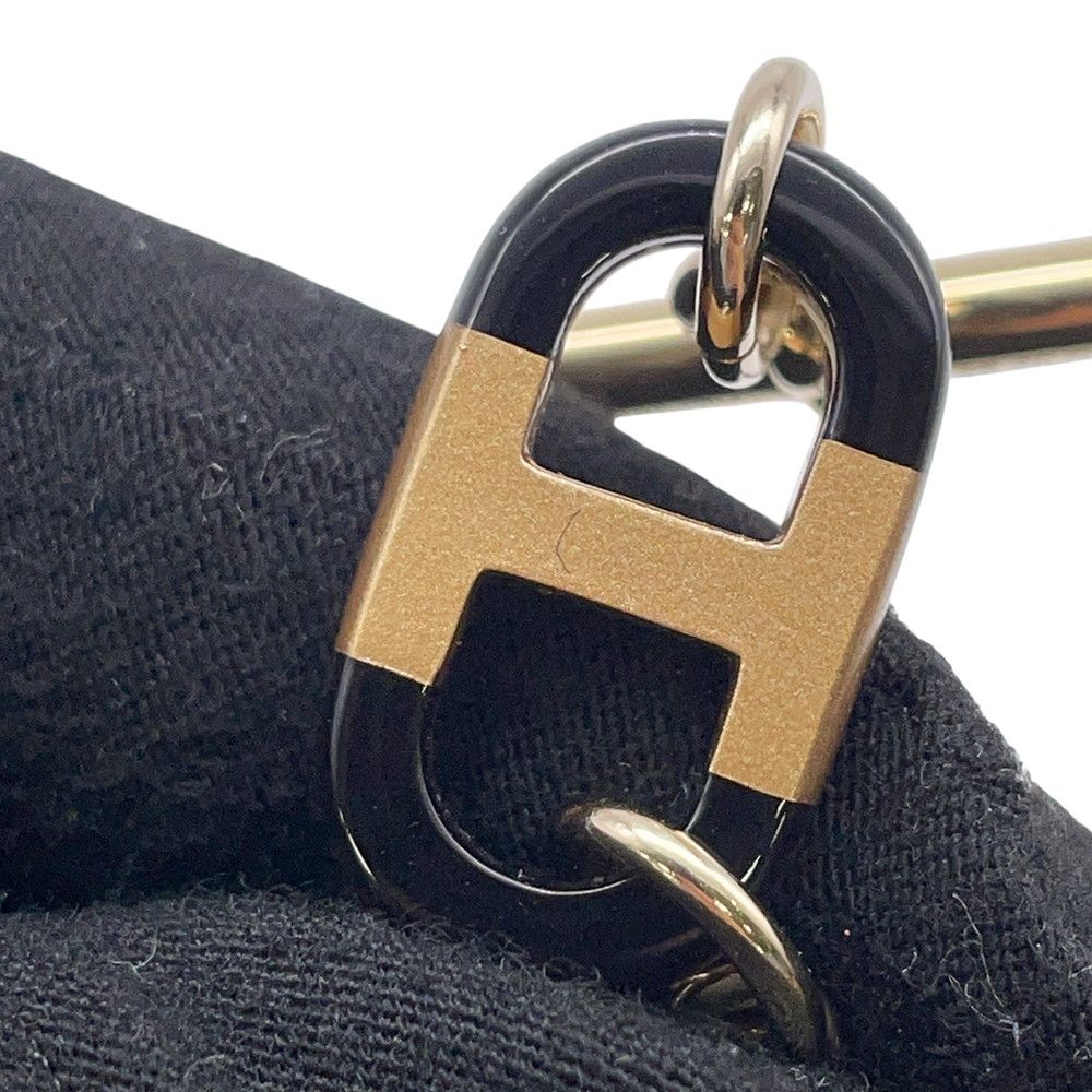 Hermes Earrings Sur Mer Buffalo Horn Metal — view 6