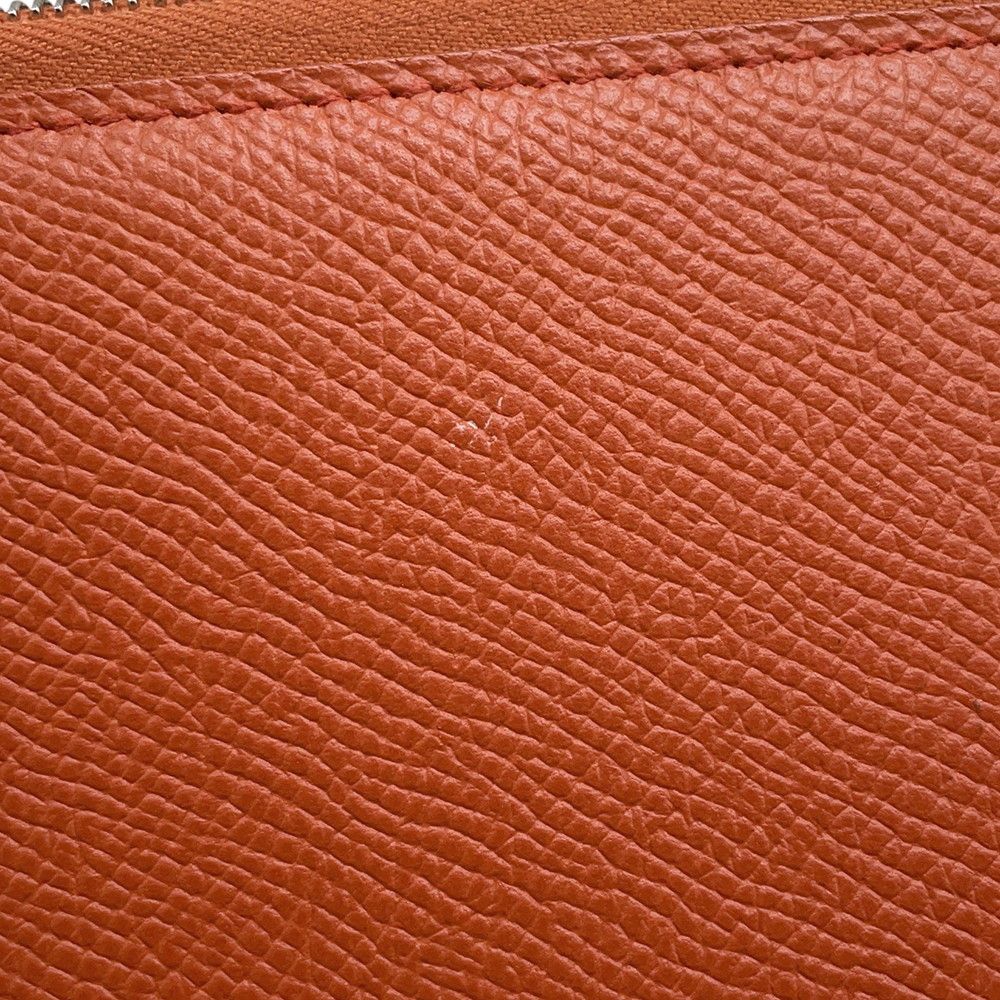 Hermes Wallet Nouveau to Go Zip Mauve Sylvestre Cuible Silver Epsom Swift — view 6