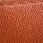 Hermes Wallet Nouveau to Go Zip Mauve Sylvestre Cuible Silver Epsom Swift — view 6