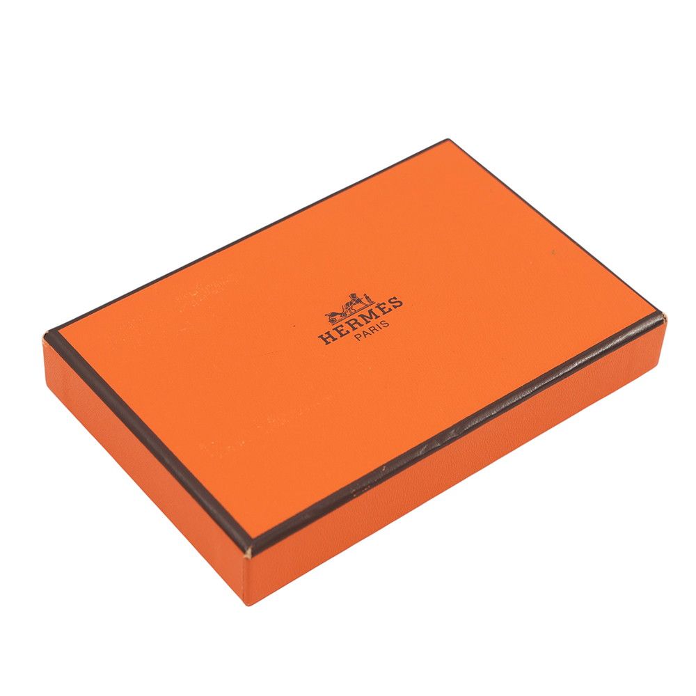 Hermes Coin Case Calvi Duo Jo Nunapur Silver Epsom — view 9