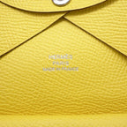 Hermes Coin Case Calvi Duo Jo Nunapur Silver Epsom — view 8