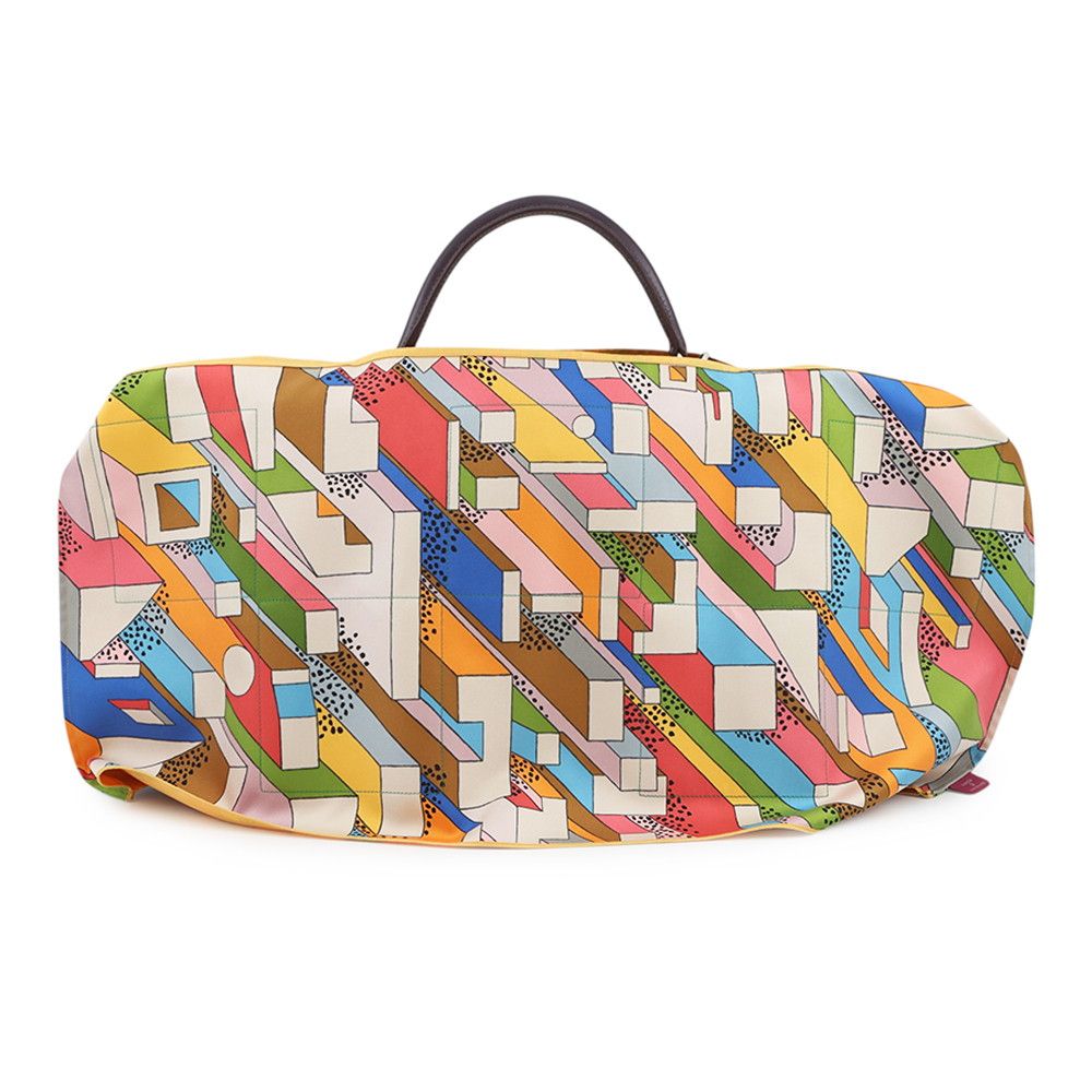 Hermes Bag Cover Petit Ash GM Reversible Yellow Green Multicolor — view 6