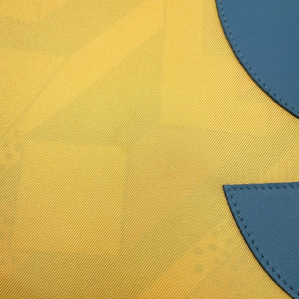Hermes Bag Cover Petit Ash GM Reversible Yellow Green Multicolor — view 9