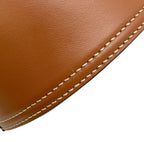 Prada Shoulder Bag Tumble Bucket Logo Calf Leather 2-Way — view 7