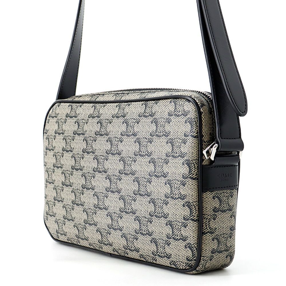 Celine Shoulder Bag Triomphe Horizontal Black — view 2