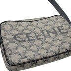 Celine Shoulder Bag Triomphe Horizontal Black — view 6