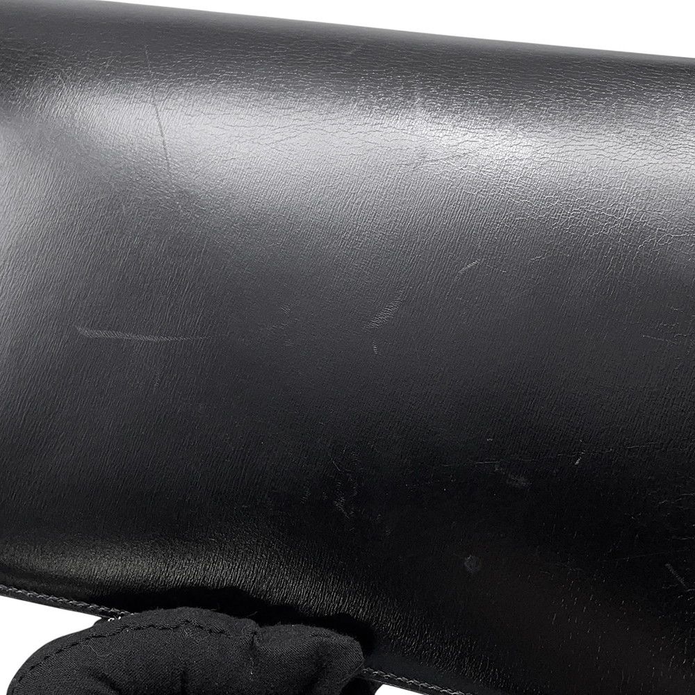 Hermes Shoulder Bag Ridi Black Gold Box Calf — view 8